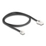 DeLOCK Cavo telefonico da RJ45 maschio a RJ11 maschio nero 1 m (88035)