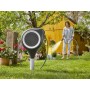 Garten-Schlauchbox RollUp S, 15 Meter (grau, mit Erdspie) (18606-20)