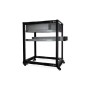 ES 19" Open Frame Serverrack , Rack (schwarz, 18 Hheneinheiten) (13737)