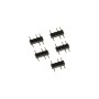 Y-Kabelsplitter aRGB 3-Pin auf 4x 3-Pin, 60cm (schwarz, inkl. Steckverbinder) (18712)