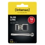 Intenso Slim Line unità flash USB 16 GB USB tipo A 3.2 Gen 1 (3.1 Gen 1) Nero (3532470)