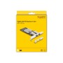 DeLOCK Scheda PCI Express x1 per 2 x slot SFP Gigabit LAN (88336)
