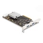 DeLOCK Scheda PCI Express x8 con 2 x USB 20 Gbps USB Type-C femmina e 2 x USB 10 Gbps di Tipo-A femmina - Quad Channel (90097)