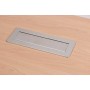 Brennenstuhl 1396200113 prolunghe e multiple 2 m 3 presa(e) AC Interno Nero, Acciaio inox