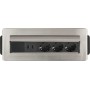 Brennenstuhl 1396200113 prolunghe e multiple 2 m 3 presa(e) AC Interno Nero, Acciaio inox