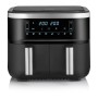Severin FR 2453 friggitrice Doppia 3,25 L Indipendente 2850 W Friggitrice ad aria calda Nero, Argento