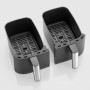 Severin FR 2453 friggitrice Doppia 3,25 L Indipendente 2850 W Friggitrice ad aria calda Nero, Argento