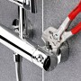Knipex 86 02 250 chiave per tubi Grigio Rosso 5,2 cm