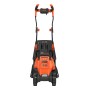 Black & Decker BEMW451BH-QS tagliaerba Tagliaerba a spinta AC Nero, Arancione