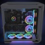 SWAFAN 12 RGB 120x120x25 (schwarz, 3er Pack, inkl Controller) (CL-F137-PL12SW-A)
