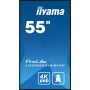 iiyama LH5560UHS-B1AG visualizzatore di messaggi Pannello A digitale 139,7 cm (55") LED Wi-Fi 500 cd/m² 4K Ultra HD Nero Proces