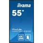 iiyama LH5575UHS-B1AG visualizzatore di messaggi Pannello piatto per segnaletica digitale 138,7 cm (54.6") LCD Wi-Fi 500 cd/m² 