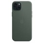 Apple Custodia MagSafe in tessuto Finewoven per iPhone 15 Plus - Sempreverde (MT4F3ZM/A)