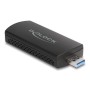 DeLOCK Adattatore USB WLAN Wi-Fi 6E Dual Band AX3000 (2 x 1201 + 574 Mbps) (12773)