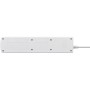 Brennenstuhl 1153110126 prolunghe e multiple 2 m 6 presa(e) AC Interno Bianco