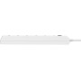 Brennenstuhl 1153110126 prolunghe e multiple 2 m 6 presa(e) AC Interno Bianco