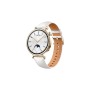 Watch GT4 41mm (Aurora-B19L) (gold/wei, wei-braunes Lederarmband) (40-56-6072)