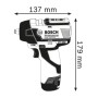 Bosch GDS 10.8 V-EC Professional 3/8" 2600 Giri/min 115 Nm Blu 10,8 V (06019E0101)