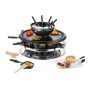 Unold 48726 griglia per raclette 8 persona(e) 1300 W Nero, Acciaio inox