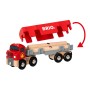 World Holztransporter mit Magnetladung (rot) (33657)