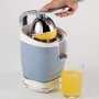 Ariete 413 Spremiagrumi Elettrico con Leva - Salvagoccia - Motore Silenzioso - 85 Watt - Design Vintage - Celeste (0413BL)