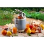 Ariete 413 Spremiagrumi Elettrico con Leva - Salvagoccia - Motore Silenzioso - 85 Watt - Design Vintage - Celeste (0413BL)