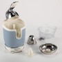 Ariete 413 Spremiagrumi Elettrico con Leva - Salvagoccia - Motore Silenzioso - 85 Watt - Design Vintage - Celeste (0413BL)