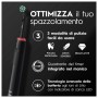 Oral-B Pro 3 Spazzolino Elettrico Ricaricabile Nero Pro3 3000, 2 Testine, 1 Spazzolino (Pro 3 3000 Cross Action bk)
