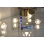 Li-Ion Akku Micro AAA Typ 500 (min. 400 mAh), 4er-Pack (wei/violett, 4x AAA (Micro), USB-C Ladeport) (1311-0028)
