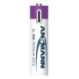 Li-Ion Akku Micro AAA Typ 500 (min. 400 mAh), 4er-Pack (wei/violett, 4x AAA (Micro), USB-C Ladeport) (1311-0028)