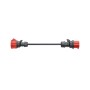 Adapter fr Gemini flex 11 kW, CEE rot Drehstrom 16A  CEE rot 32A (schwarz, 30cm) (CH-04-32)