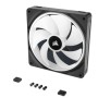 Corsair CO-9051004-WW sistema di raffreddamento per computer Case per computer Ventilatore 14 cm Nero, Bianco 2 pz