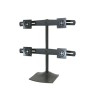 Ergotron DS Series DS100 Quad Monitor Desk Stand 61 cm (24") Scrivania Nero (33-324-200)