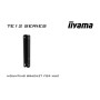 iiyama TE9812MIS-B3AG visualizzatore di messaggi Design chiosco 2,49 m (98") LCD Wi-Fi 400 cd/m² 4K Ultra HD Nero Touch screen 