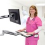 Ergotron LX Sit-Stand Wall Mount Keyboard Arm Acciaio inox (45-354-026)
