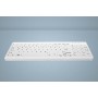 Active Key AK-C7012 tastiera Industriale USB Tedesco Bianco (AK-C7012F-UVS-W/GE)
