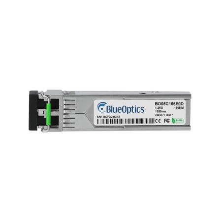 BlueOptics SFP-1G-ZX-160KM-NV-BO modulo del ricetrasmettitore di rete Fibra ottica 1250 Mbit/s