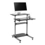 LogiLink BP0070 scrivania per computer Nero, Grigio