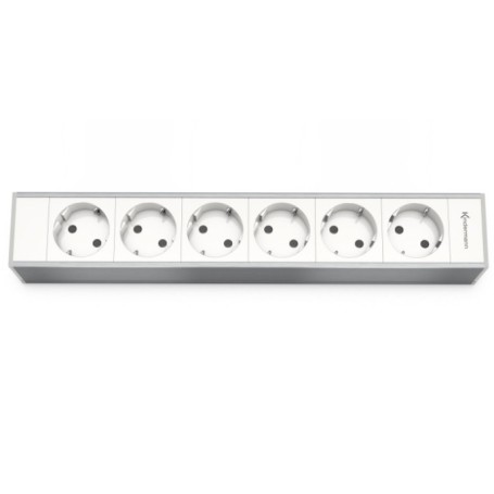 Kindermann 7449000306 cassetta di scarico Tipo F Alluminio, Bianco