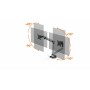 Durable 509723 Supporti a parete per TV 81,3 cm (32") Argento