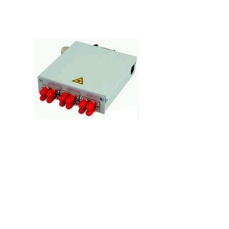 Telegärtner H82050F0001 adattatore di fibra ottica ST 1 pz Grigio, Rosso
