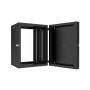 Lanview RWP16U45BL-D rack 16U Da parete Nero