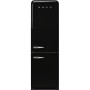 Smeg FAB32RBL6 - Frigorifero stile anni '50, nero, cerniera a destra