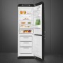 Smeg FAB32RBL6 - Frigorifero stile anni '50, nero, cerniera a destra