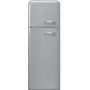Smeg FAB30LSV6 - Frigorifero stile anni '50, argento, cerniera a sinistra