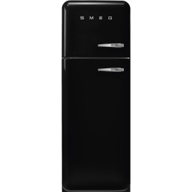 Smeg FAB30LBL6 - Frigorifero stile anni '50, nero, cerniera a sinistra