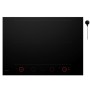 ASKO HID 754 GC Piano induzione 72 cm - 8 programmi automatici - 4 zone cottura - vetro nero mat antigraffio (HID754GC)