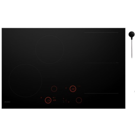 Asko HID 824 GC Piano induzione 80 cm - wi-fi - ConnectLife - rilevamento pentola - calore residuo - nero (HID824GC)