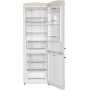 Amica KGCR 387 109 B Retro Frigorifero-congelatore indipendente, larghezza 60 cm, 330 L, NoFrost, beige