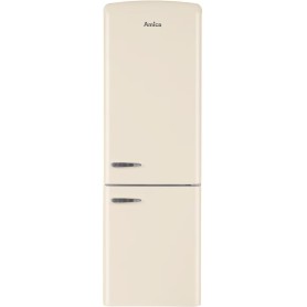 Amica KGCR 387 109 B Retro Frigorifero-congelatore indipendente, larghezza 60 cm, 330 L, NoFrost, beige